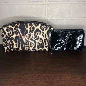 Victoria Secret Cheetah/Leopard Make up bag/toiletry bag & small change purse